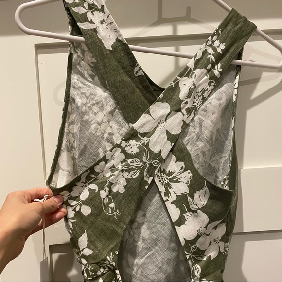 Cassette Linen Dress in Willow - Picture 7 of 8